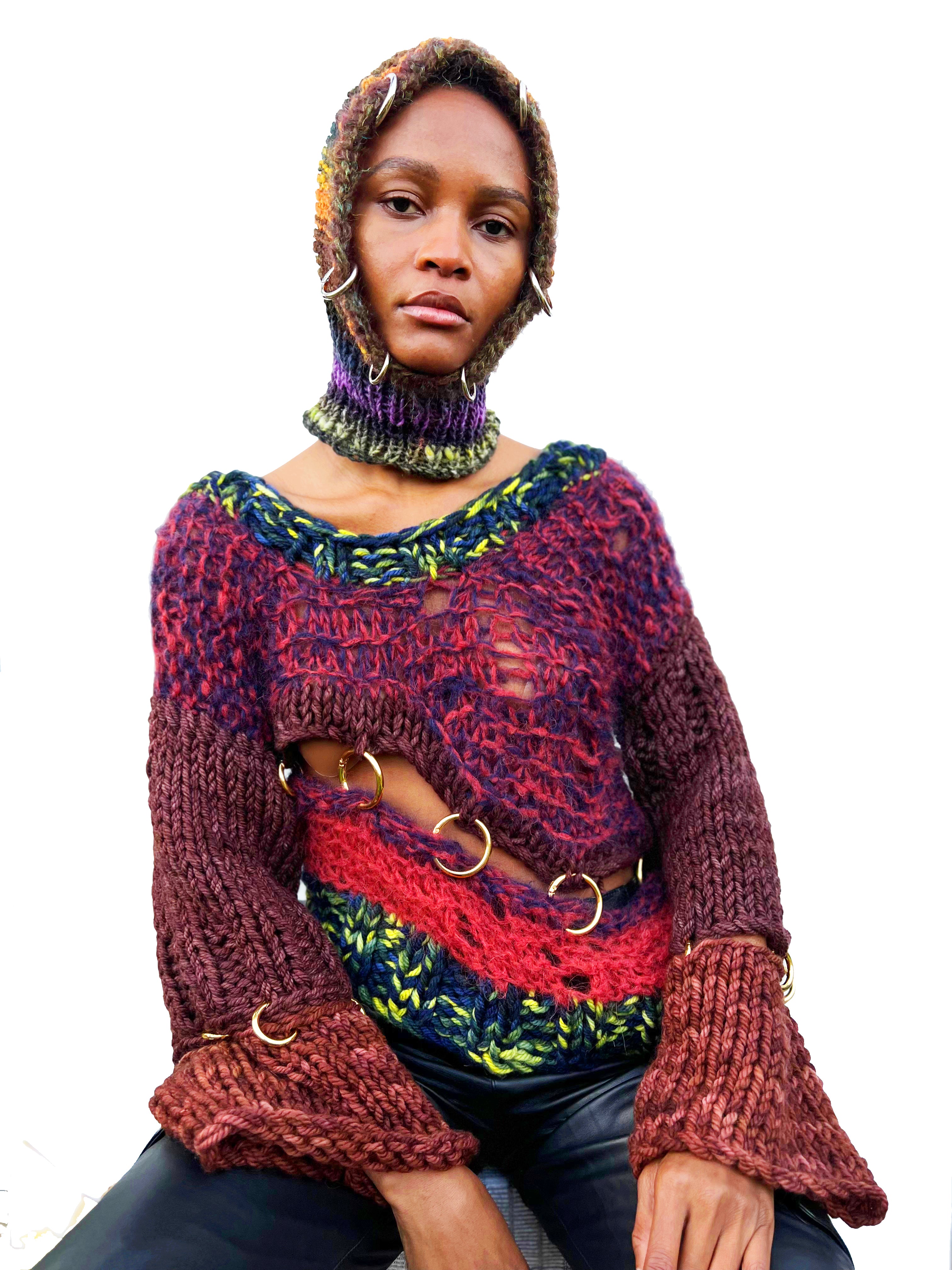 MULTICOLOUR MIDWEIGHT PIERCING BALACLAVA