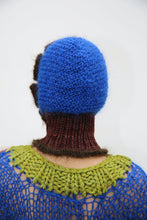 Load image into Gallery viewer, BLUE &amp; BROWN FRILL BALACLAVA

