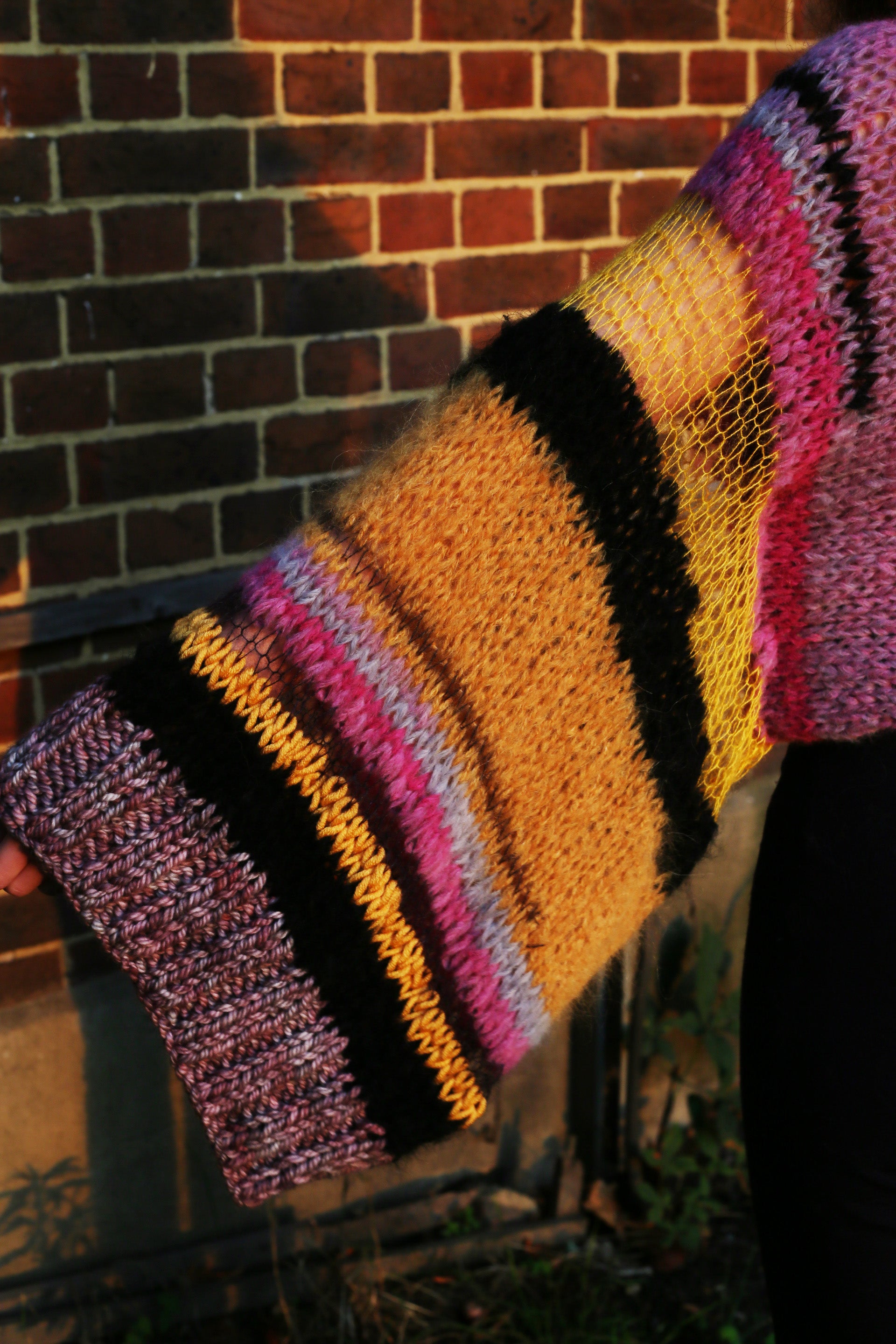 STRIPE THE NIGHT JUMPER