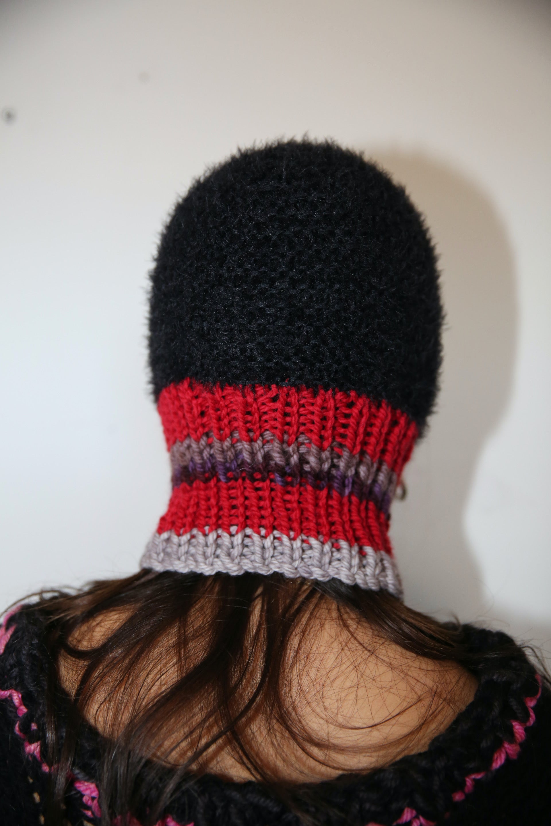 RED, GREY, PURPLE & BLACK PIERCING BALACLAVA