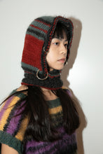 Load image into Gallery viewer, RED, GREY-GREEN AND BLACK HEAVYWEIGHT PIERCING BALACLAVA
